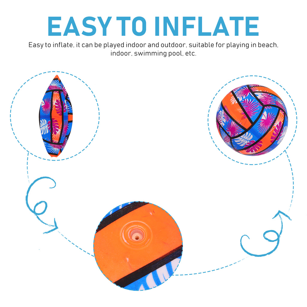 Inflatable Rainbow Vinyl Volleyball Ball S719