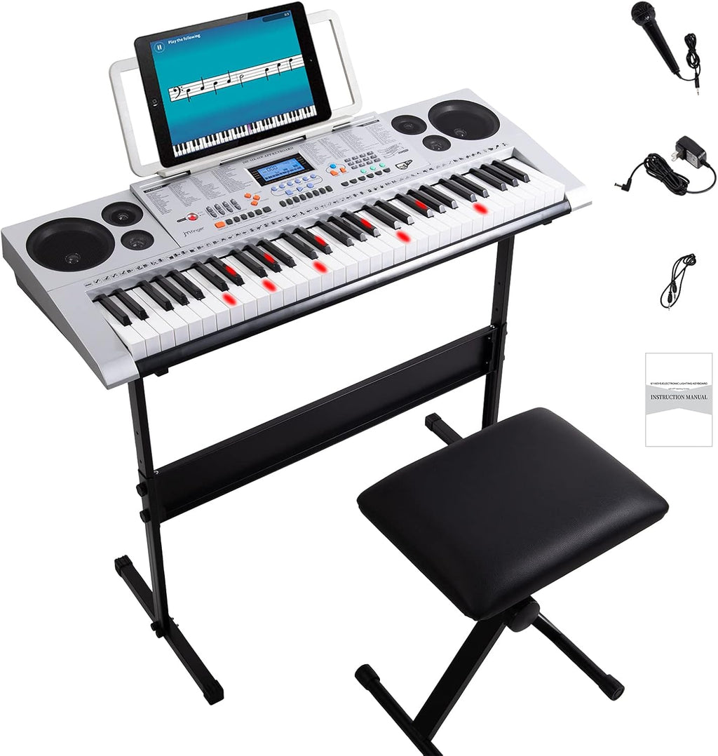 61 Electronic Digital Piano Keyboard with Full-Size Keys L426