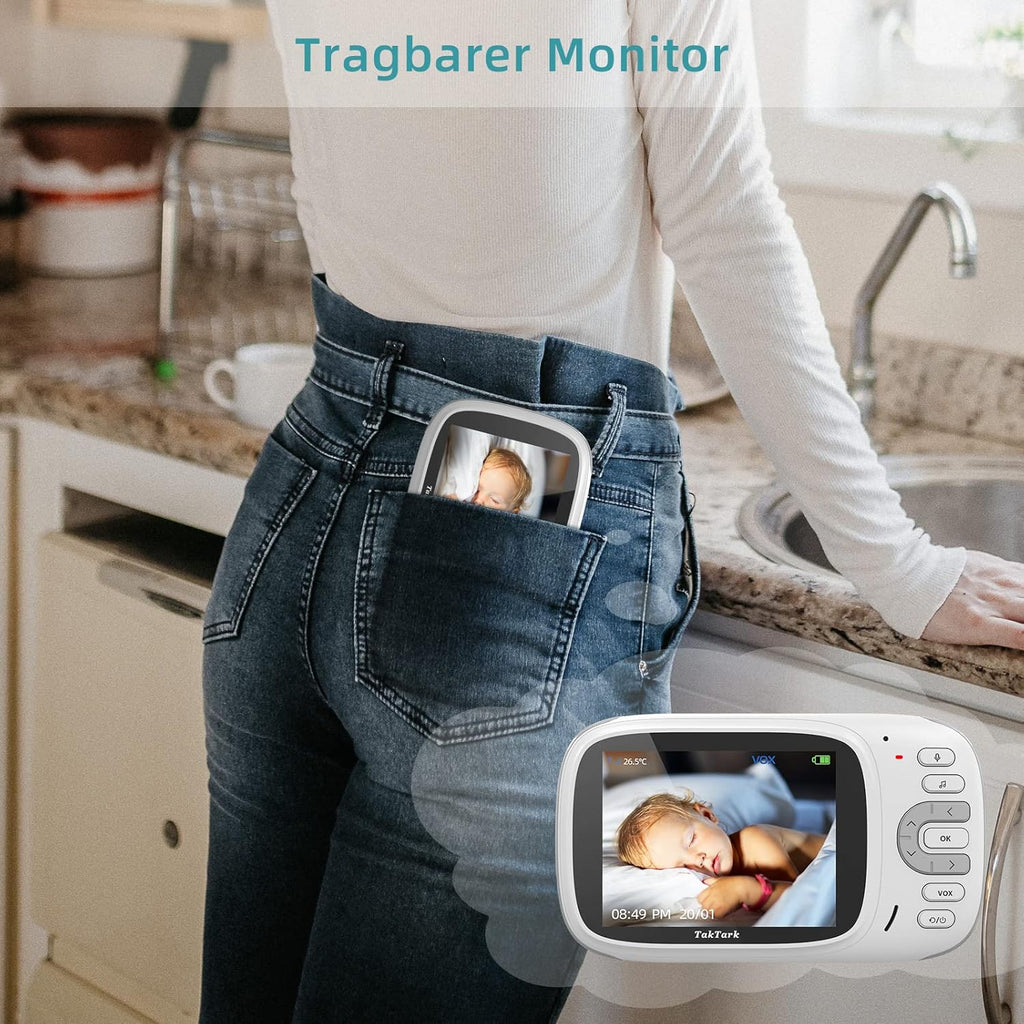 Baby Monitor with Camera and Audio, No WiFi, Night Vision D721