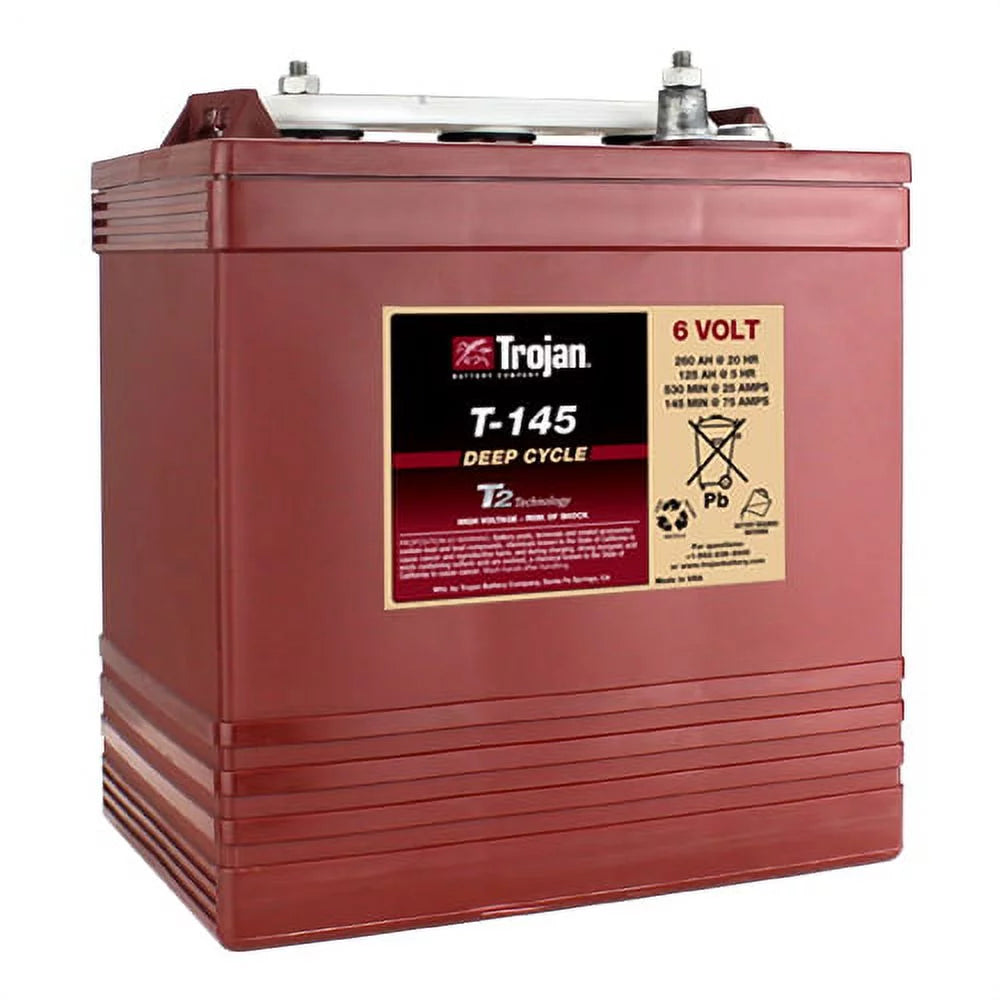 6V 260Ah Flooded Lead Acid Deep Cycle Battery x6 T4563