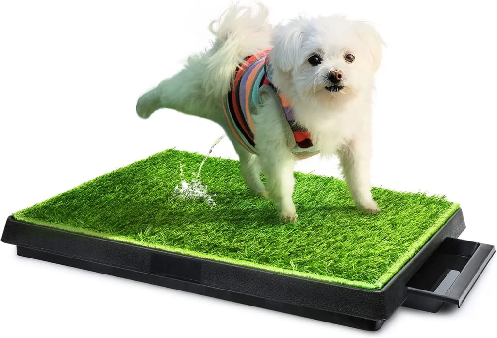 25''x20'' Artificial Turf Dog Toilet with Removable Waste Tray D49867