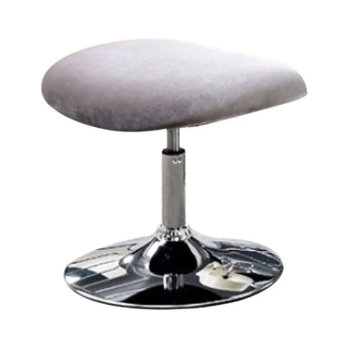 Gray Flannelette Accent Chair with Ottoman S81172