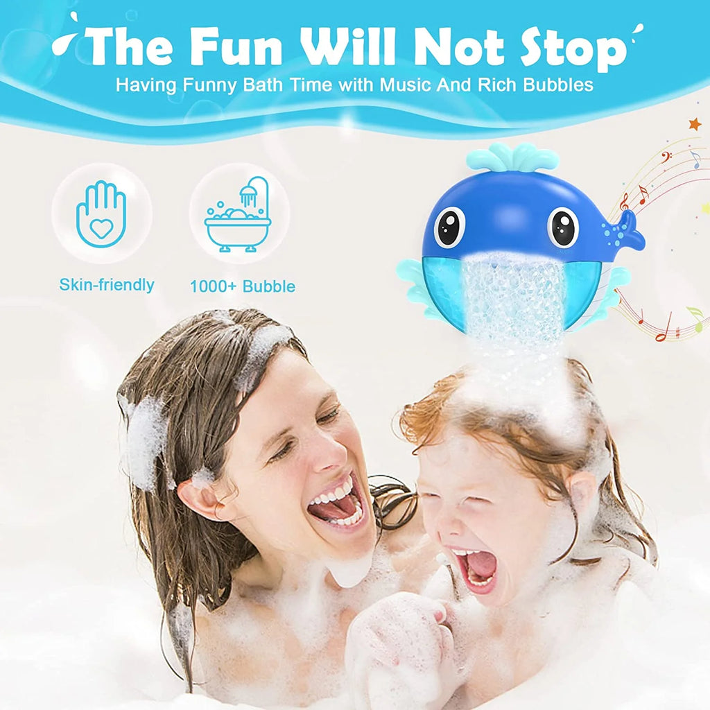 Blue Bubble Maker Bathtub Toy S1366