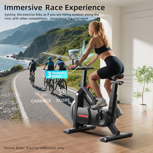 Self-Powered Exercise Bike with Magnetic Resistance W227306