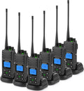 5 Watts UHF Programmable Handheld Two Way Radios 6 Packs M90936
