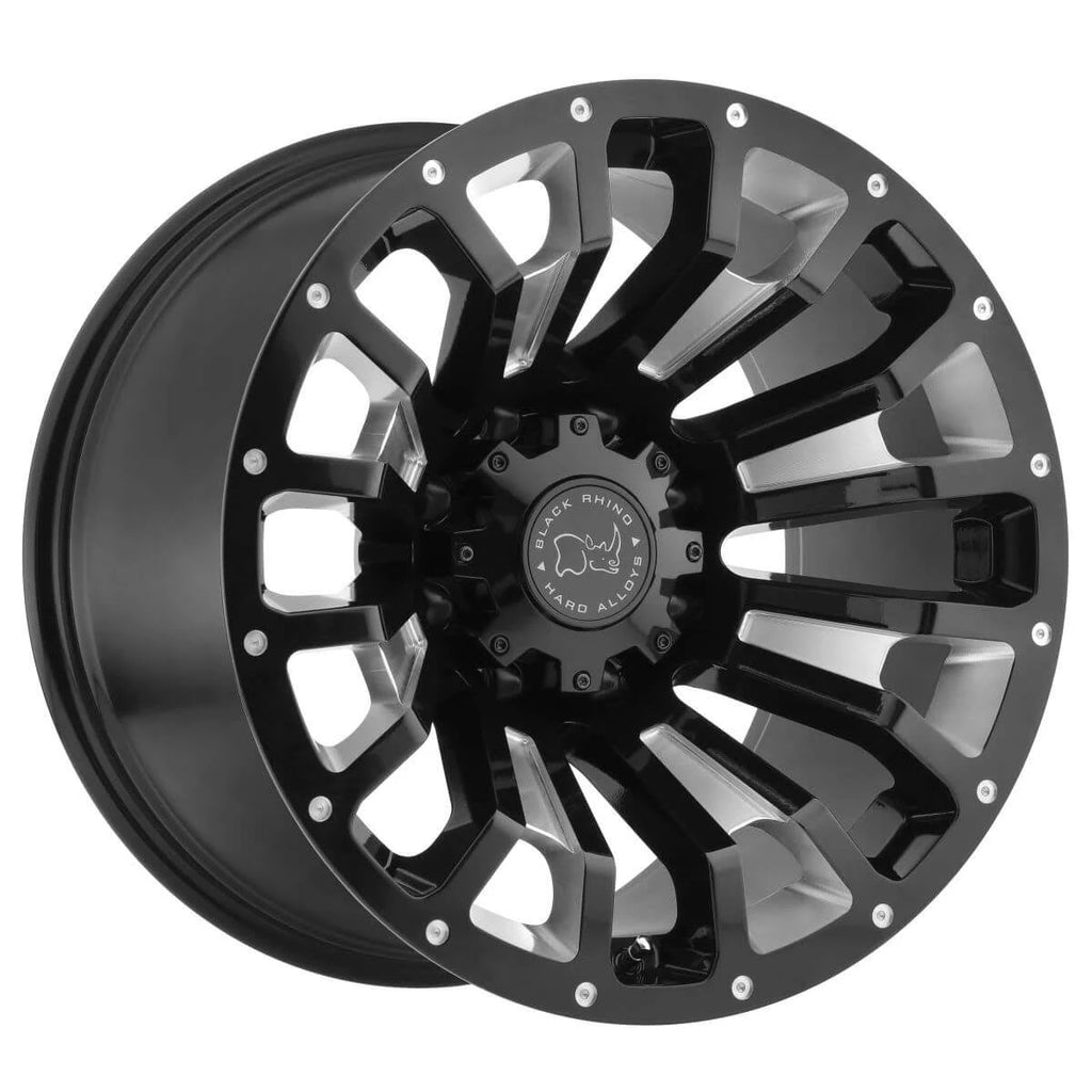 22x12 Gloss Black Wheel with 8x170 Bolt Pattern C112