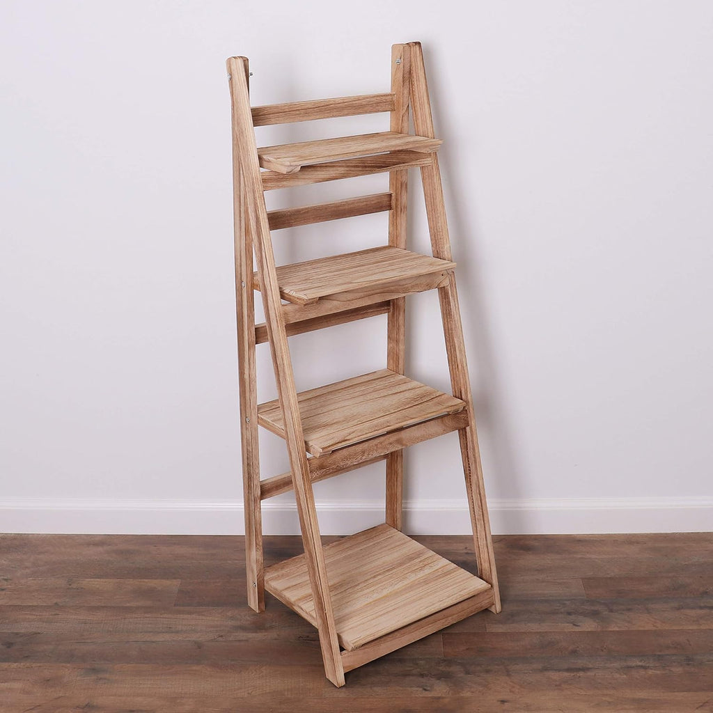 Wooden Ladder Bookshelf G524731