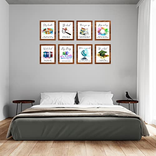 8 X10 Unframed Motivational Wall Art Poster, Set of 8 X22083