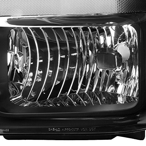Chrome Amber Headlights Replacement Z2506