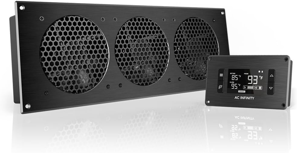 Quiet Cooling Fan System 18 with Thermostat Control H4747