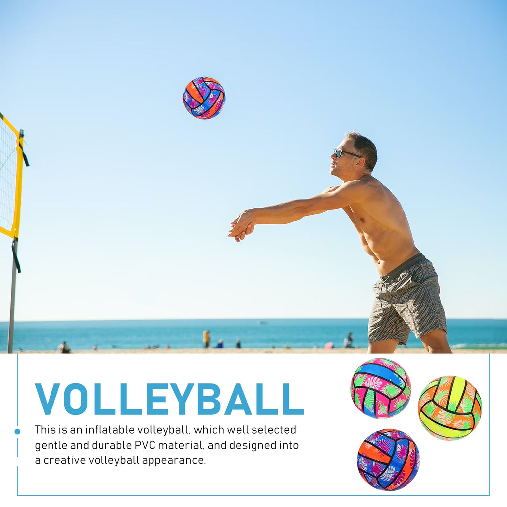 Inflatable Rainbow Vinyl Volleyball Ball S719