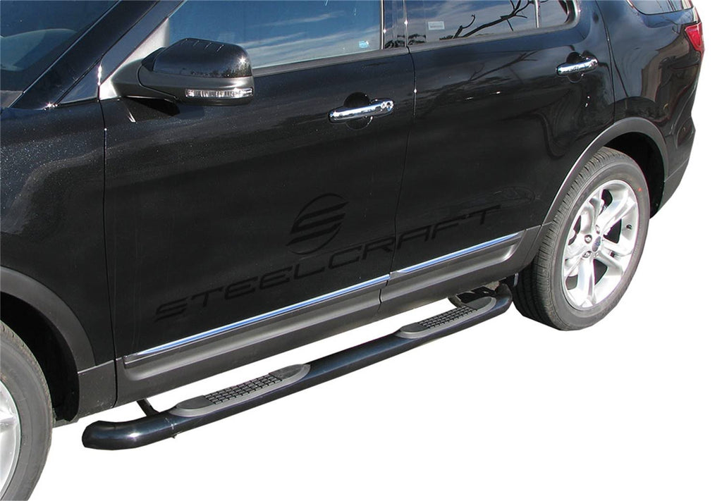 Round Nerf Bars Black Steelcraft U39175
