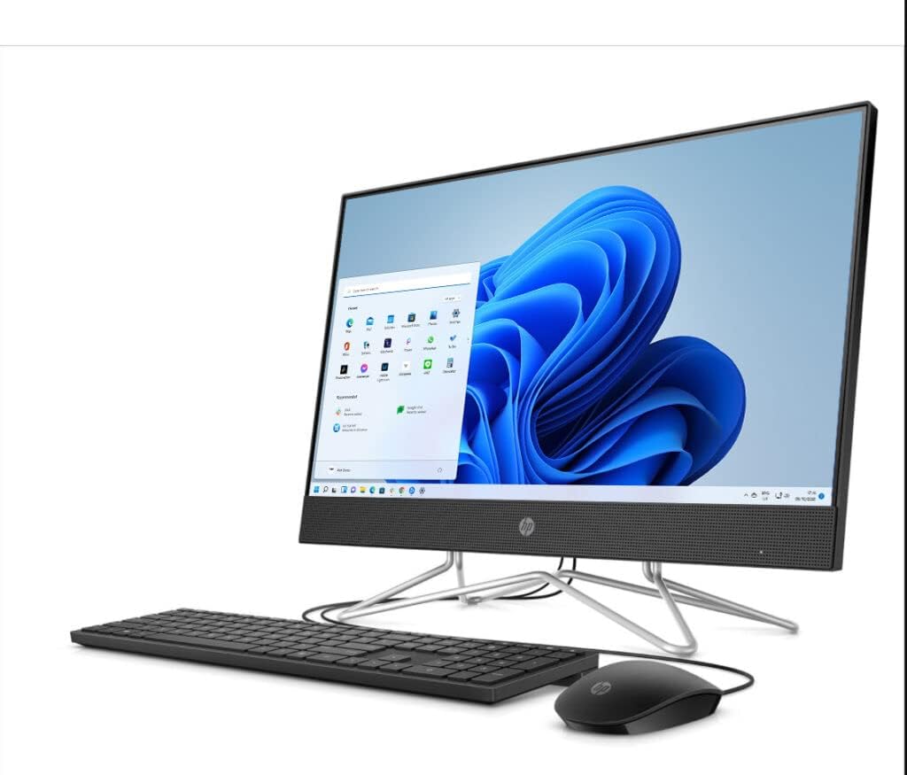 27" Full HD All-in-One Desktop Computer, AMD Ryzen 5 5500U, 16GB RAM, 512GB SSD + 1TB HDD, Windows 11 Home, Black R8748