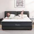Queen 12 Inch Hybrid Memory Foam Mattress I266