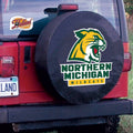 Black Vinyl Fitted Car Tire Cover D67908