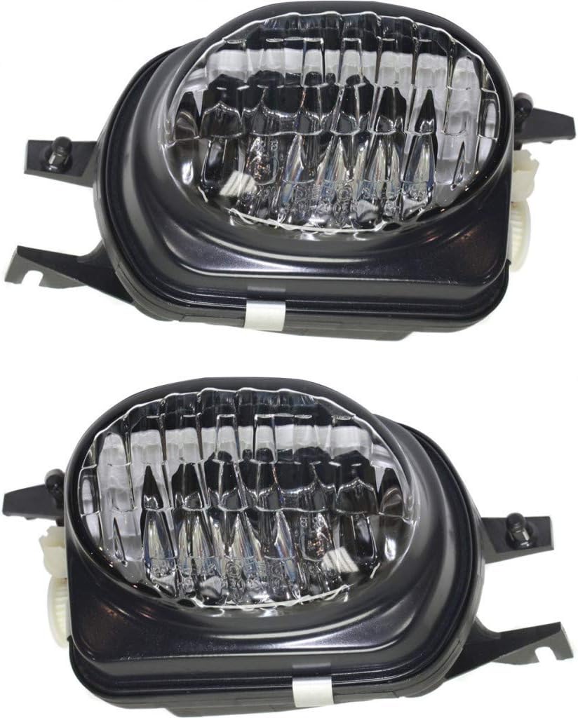 Fog Light Assembly Pair for Mercedes-Benz C230 C240 C280 C32 2001-2007 I35136