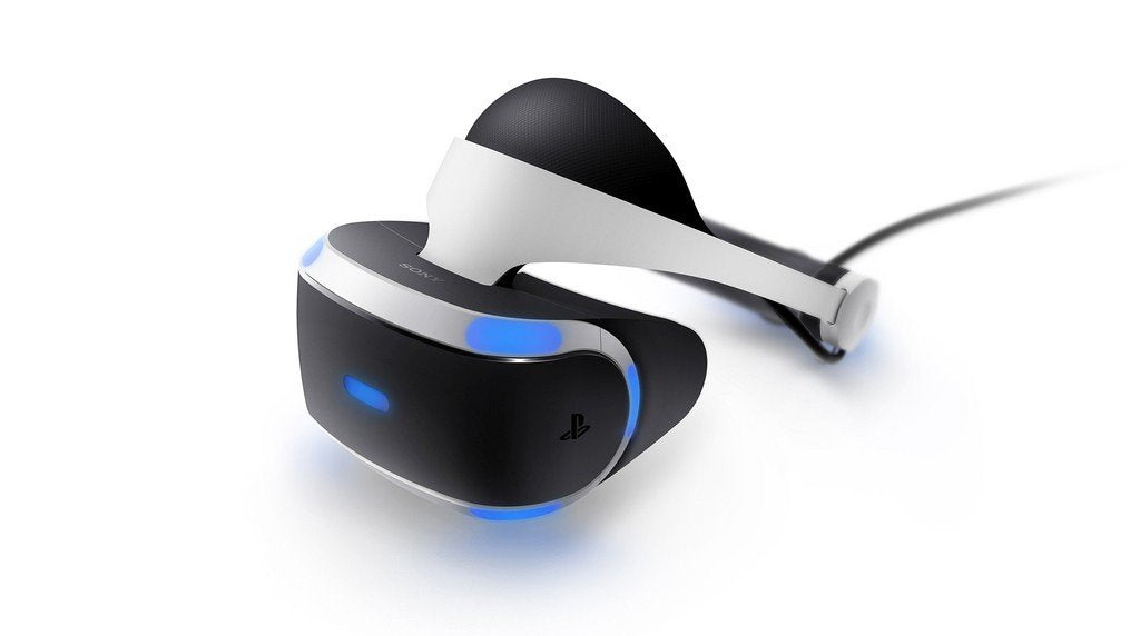 VR Headset, Move Controller, Camera Motion Sensor, PS4 Slim 1TB Console Jet Black, VR Game Disc M7036