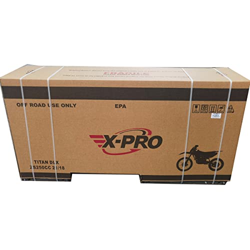 250cc Dirt Bike with 5-Speed Manual Transmission, 21"/18" Wheels, Electric/Kick Start N5603