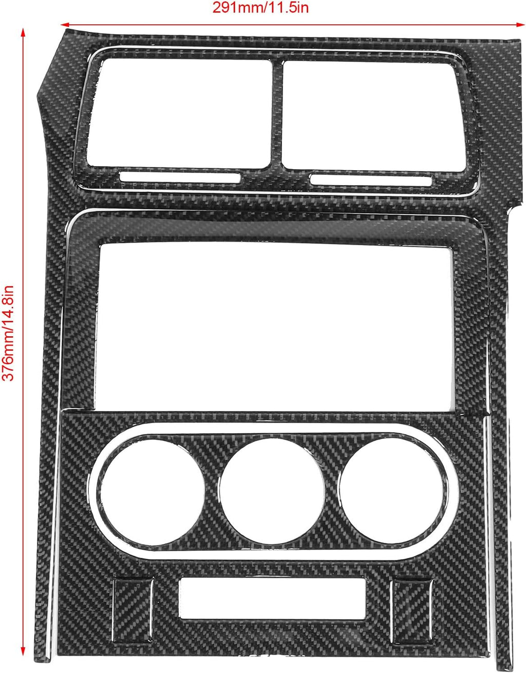 Carbon Fiber AC Control Panel Trim for Dodge Challenger G431329
