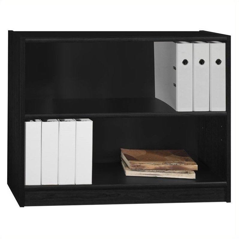 2 Shelf Bookcase in Huali Black P104438