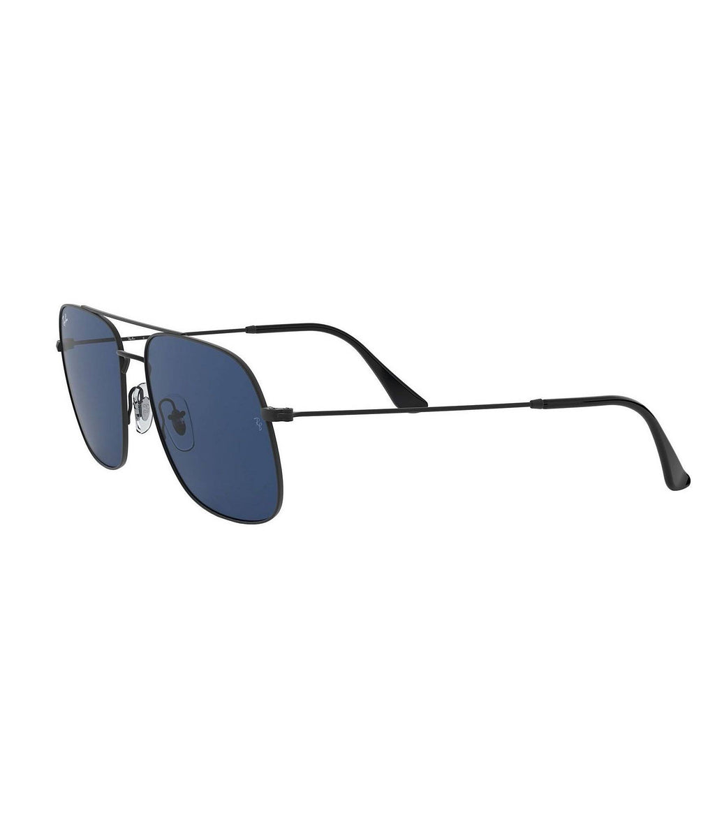 Rubber Black Dark Blue Sunglasses U84460