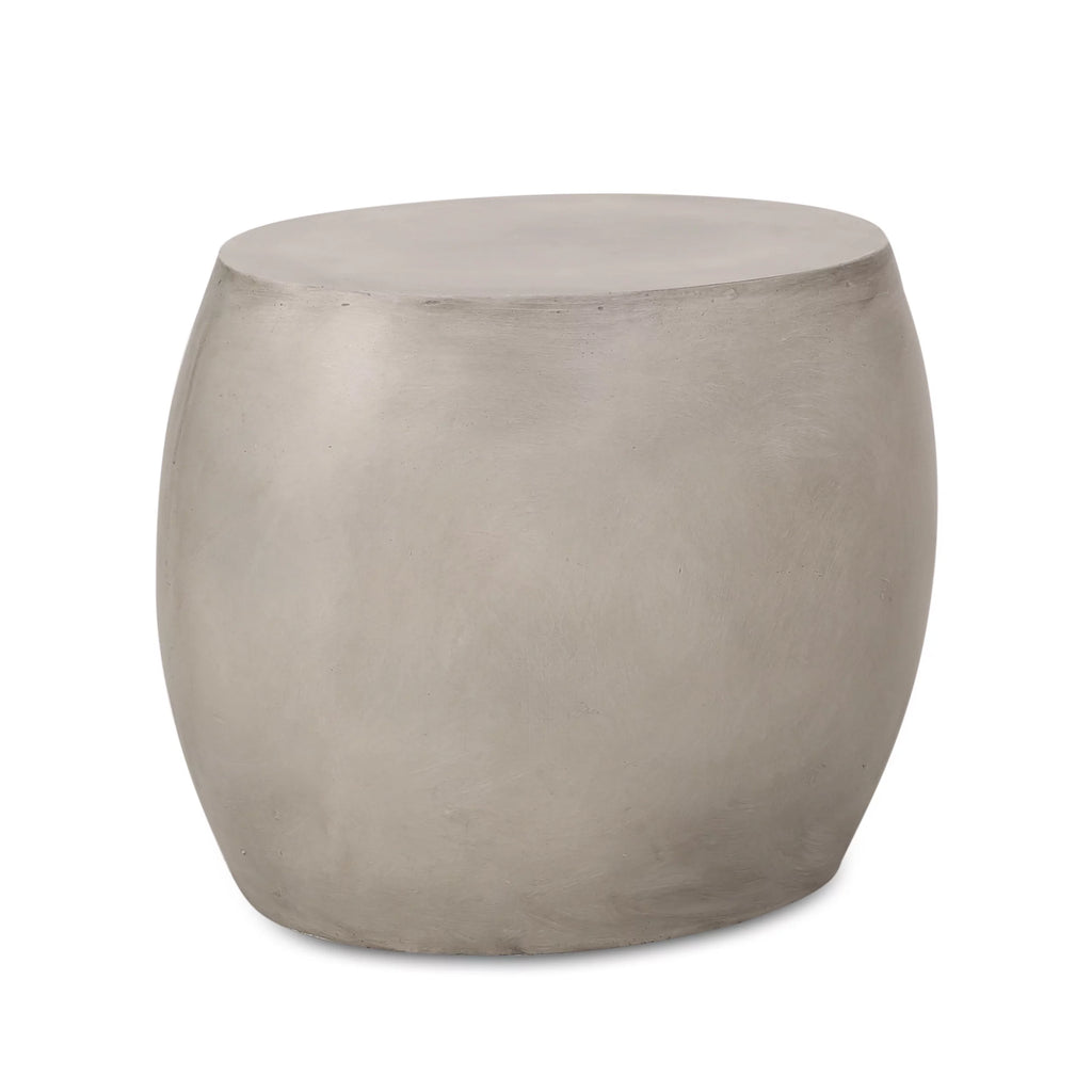 Light Gray Concrete Side Table J213