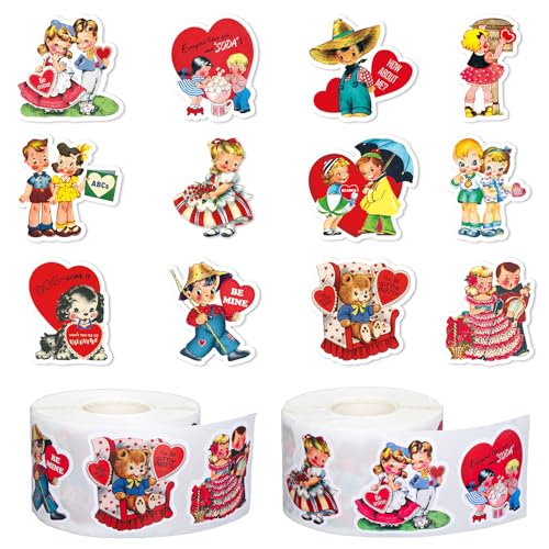 1000Pcs Christmas Self-Adhesive Stickers 12 Design B110