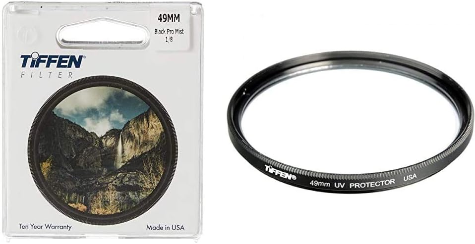 52mm Black Pro-Mist Camera Lens Filter Pack of 2 Q117