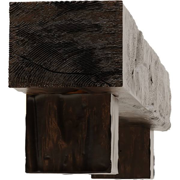 Riverwood Faux Wood Fireplace Mantel Kit with Alamo Corbels F27862