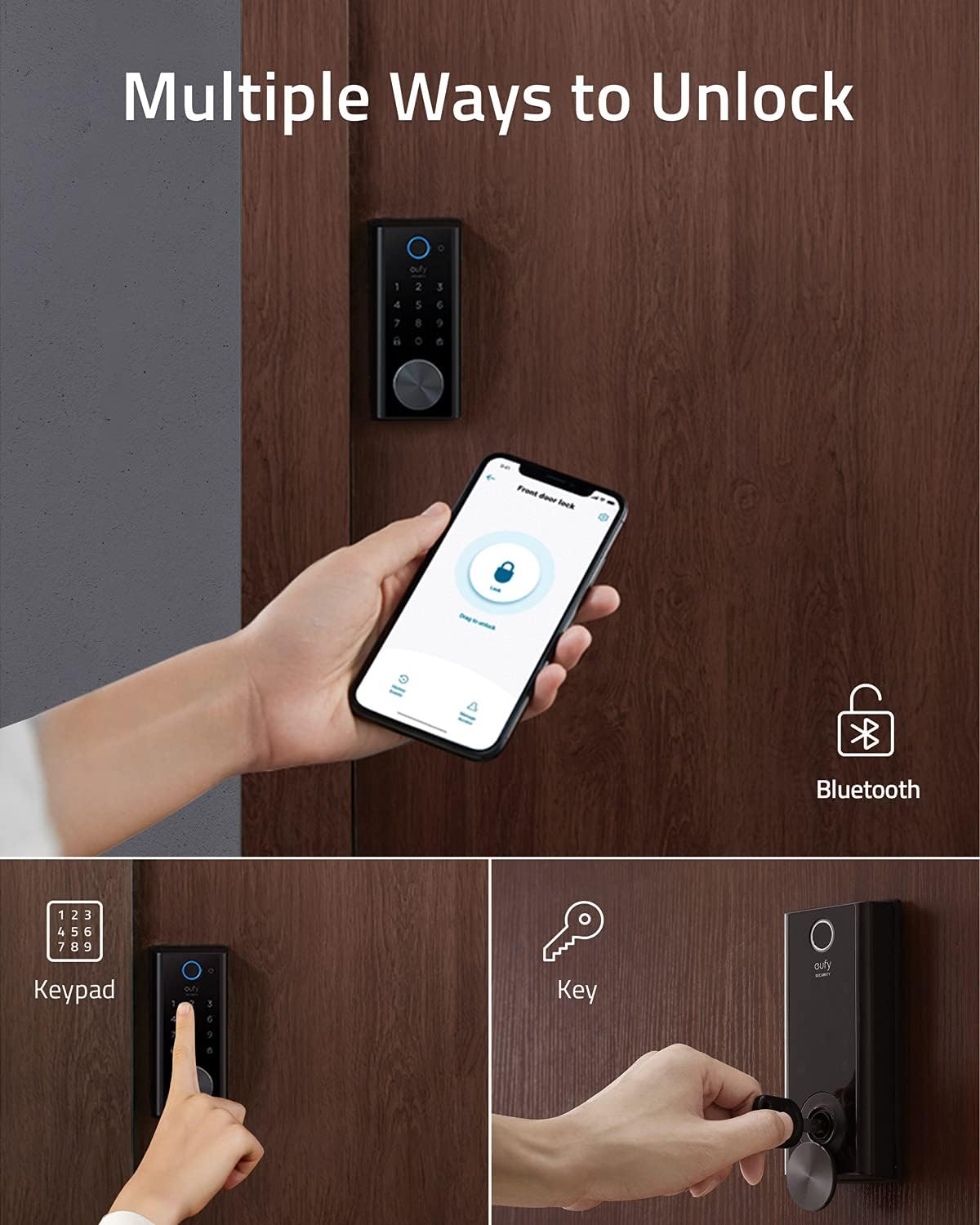 Smart Lock Touch & Wi-Fi Fingerprint Keyless Entry Door Lock X1756