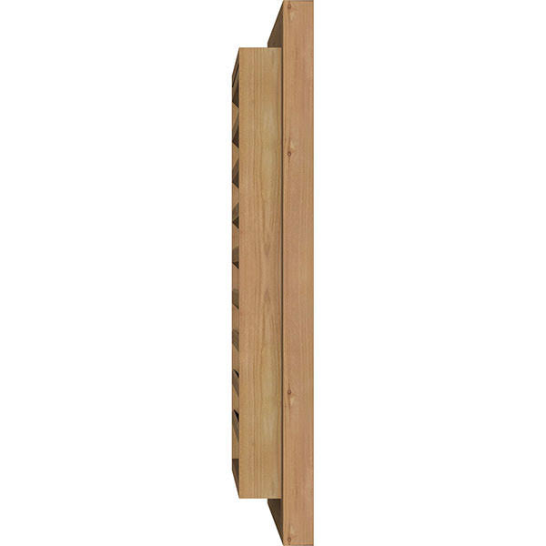 Unfinished Functional Rough Vertical Gable Vent N633