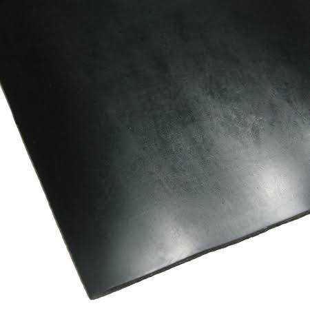 Black 3/16 in. x 36 in. x 72 in. Rubber Sheet F853