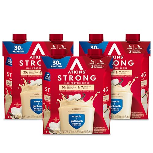 Milk Chocolate Flavored High Protein Shake, 30g Protein, 12 Count R82849