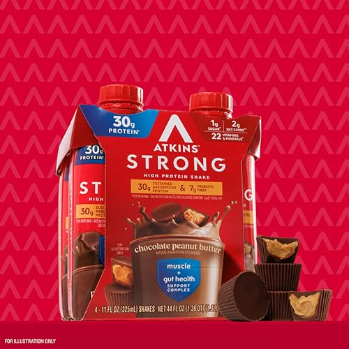 Milk Chocolate Flavored High Protein Shake, 30g Protein, 12 Count R82849