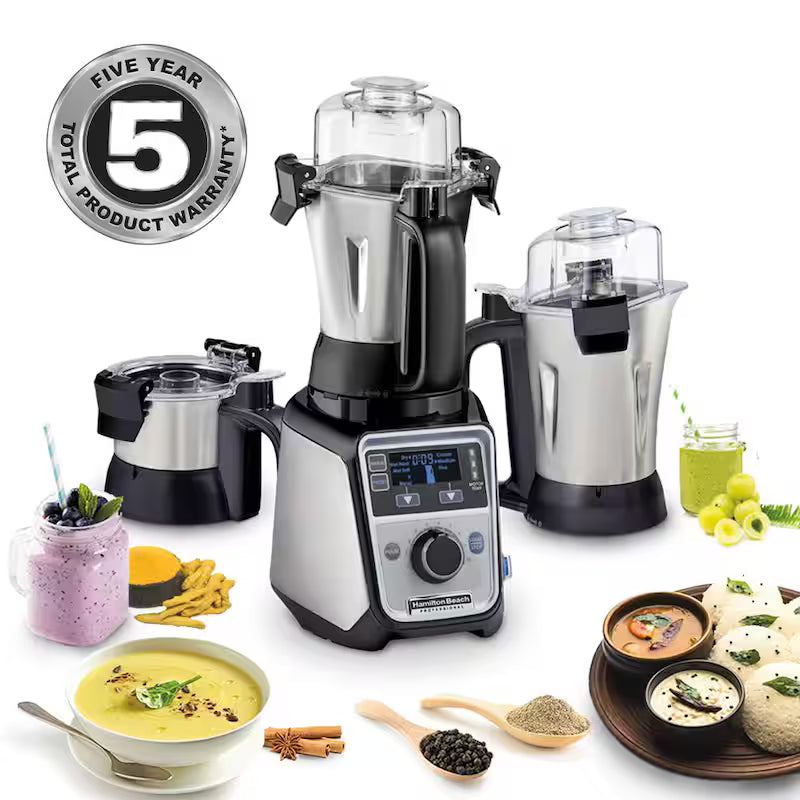 13-Speed Stainless Steel Countertop Blender with 3 Jars C48814