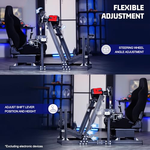 Aluminum Profile Racing Simulator Cockpit with Seat Y307487