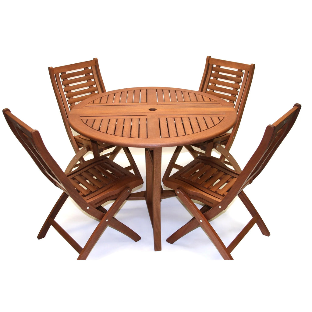 Round Folding Outdoor Dining Table 43 inches S64589