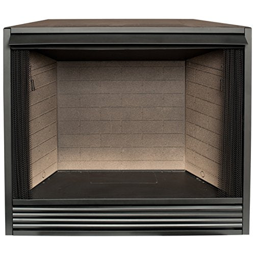 Dual Fuel Ventless Gas Firebox Insert with Mantle S32101