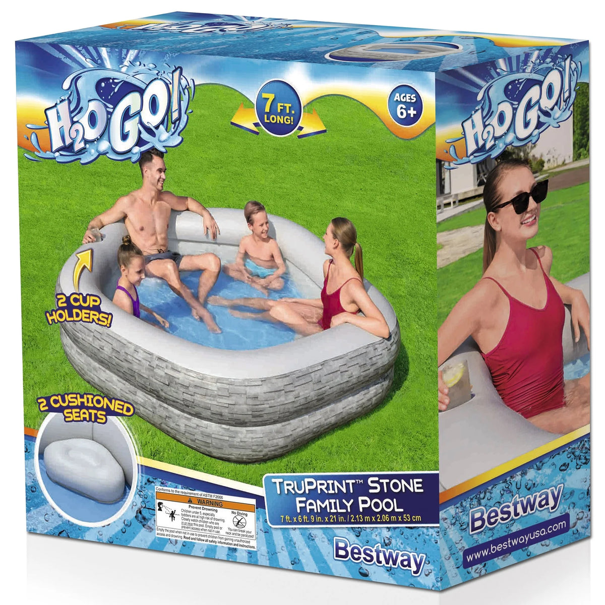 Family Inflatable Kiddie Pool U881