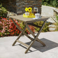 Grey Acacia Wood Foldable Bistro Table W1144