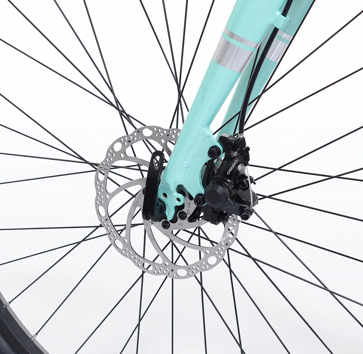 27.5 in. Light Blue Aluminum All-Terrain Bike G115