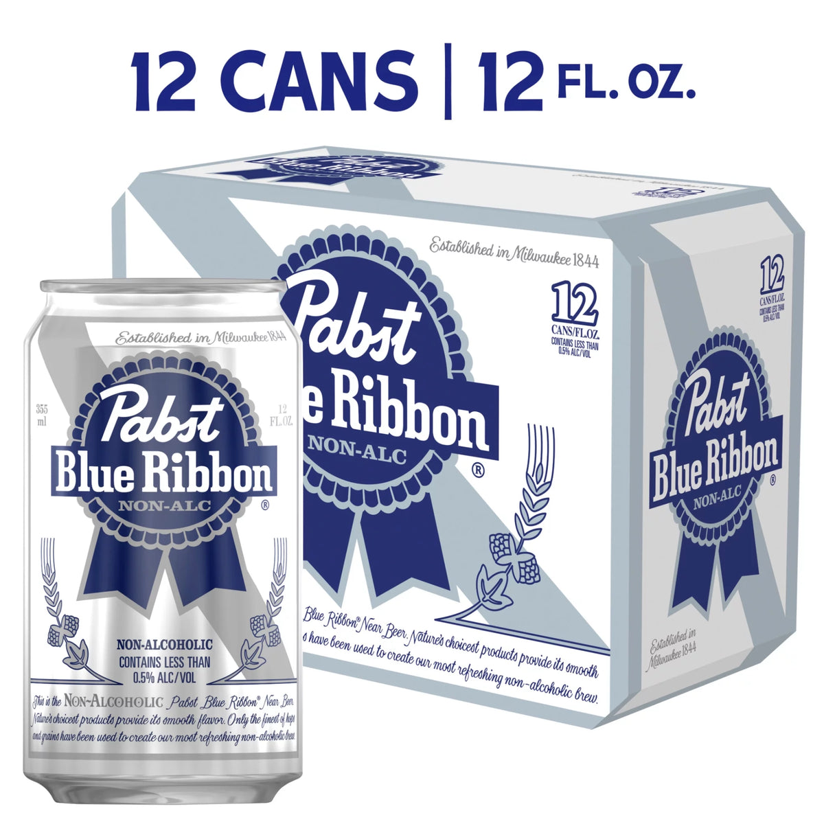 12 Pack 12 fl oz Non Alcoholic Beer T35097