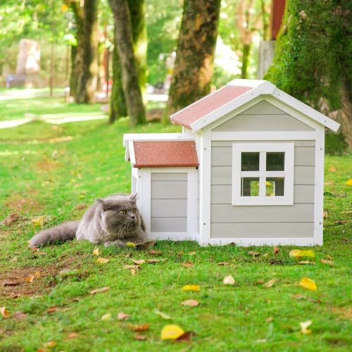 Weatherproof Outdoor Cat House B706921