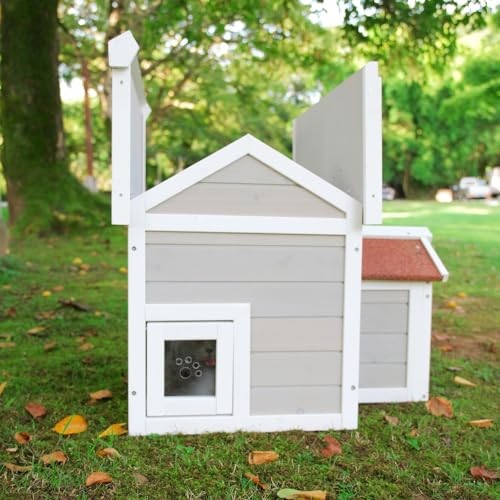 Weatherproof Outdoor Cat House B706921
