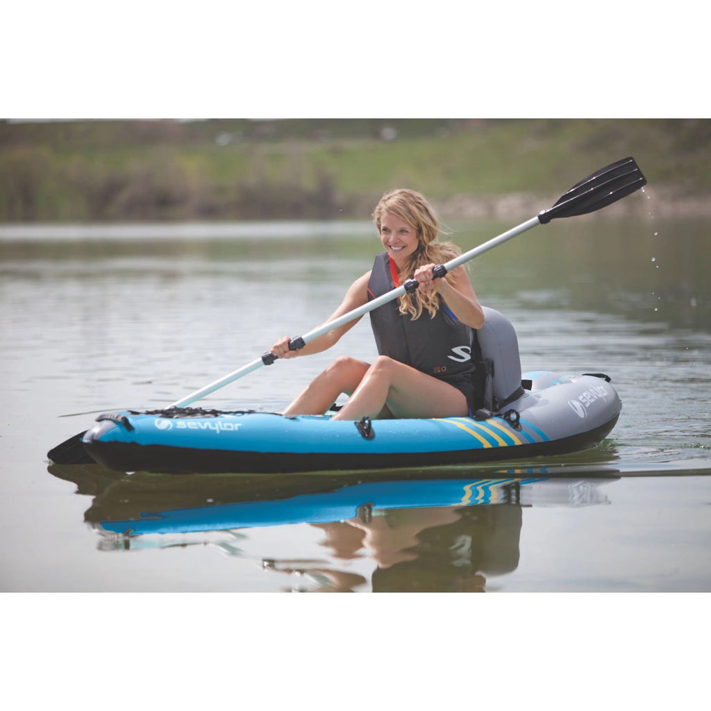 1 Person Inflatable Sit-On-Top Kayak W8983
