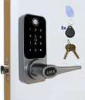 4-in-1 Electronic Door Lock Fingerprint Password RFID Card Keyless Smart Lock Pack of 2 A3872