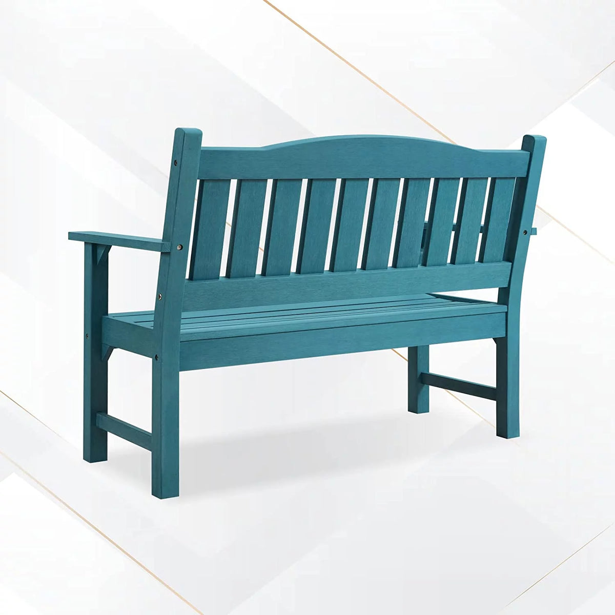 Weatherproof 2-Person 50" Poly Lumber Garden Bench E228