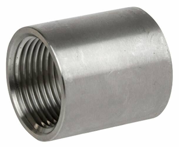 Cast 150# Stainless Steel 4 in. Full Coupling Fitting - Threaded N8317
