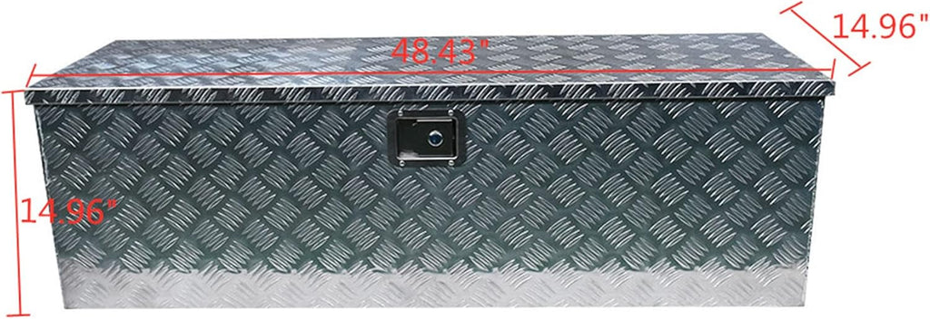 Aluminum Trailer Tongue Tool Box with Lock & Keys F463312