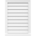 Vertical Surface Mount PVC Gable Vent E298389